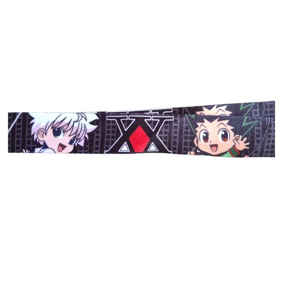 Hunter x Hunter Anime Lanyard | Black Keychain Strap for Keys & Badges One Size - Picture 6 of 6